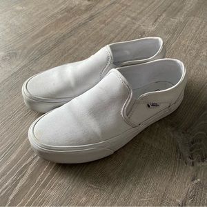 White Vans Slip-On Shoe